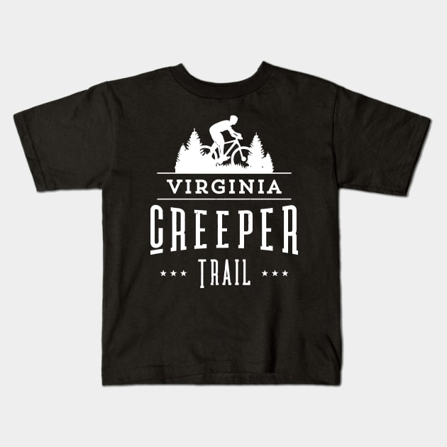 Virginia Creeper Trail Kids T-Shirt by tanambos